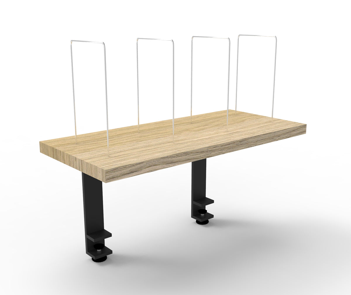 Clamp on Shelf | Sit/Stand Desk Accessory