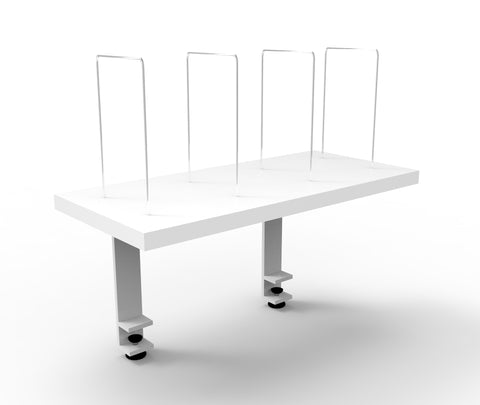 Clamp on Shelf | Sit/Stand Desk Accessory