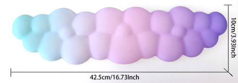 Rainbow Cloud Ergo Wrist Pad Set