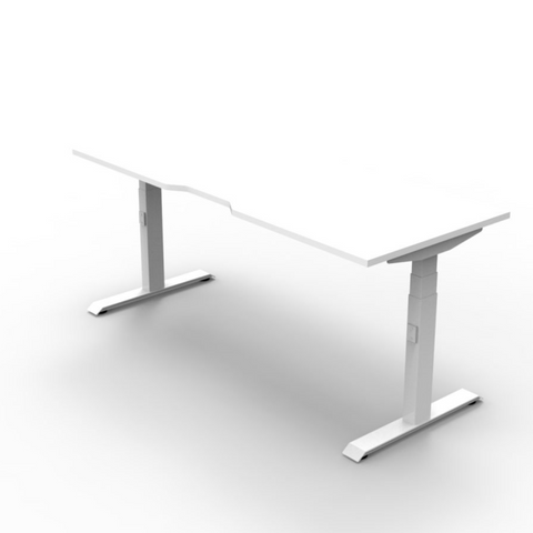 Home Office Starter Package - 1800 x 750 Desk I Ergo Chair I Cable Tray I Monitor Arms