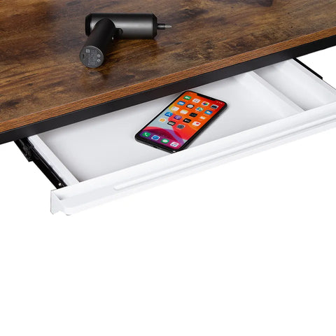 Under desk Sit Stand Drawer - slim Black or white