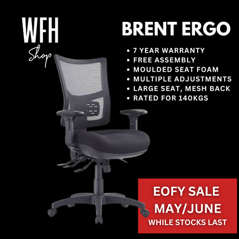 Brent Ergo High Back Office Chair I 7 year warranty I AFRDI Certified