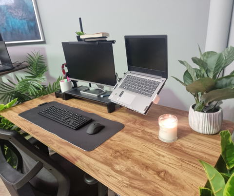 Electric Single-Motor Sit-Stand Desk 1200 or 1500 x 750 mm