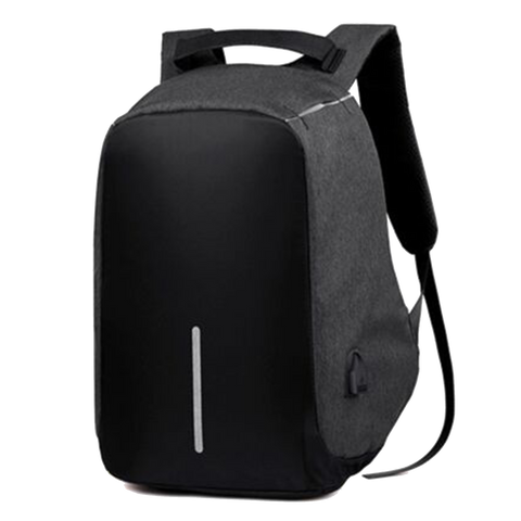 Travel Laptop Bag with USB Charging - Black