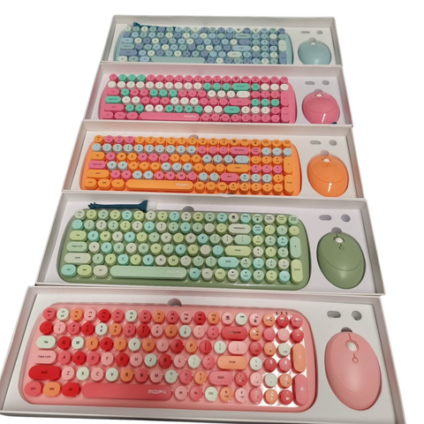 Mofii Wireless Coloured Keyboard and Mouse Combos