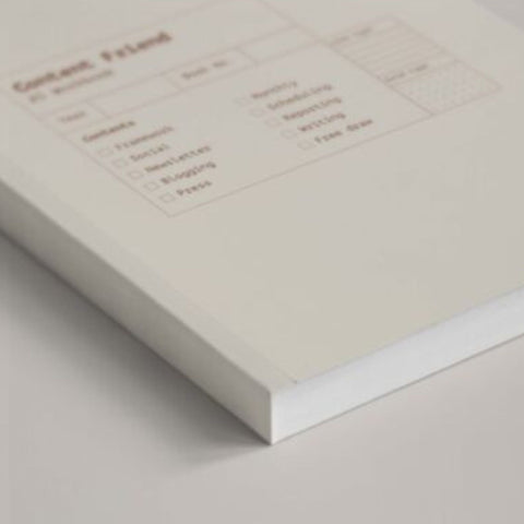 Content Creator's Planner and Workbook