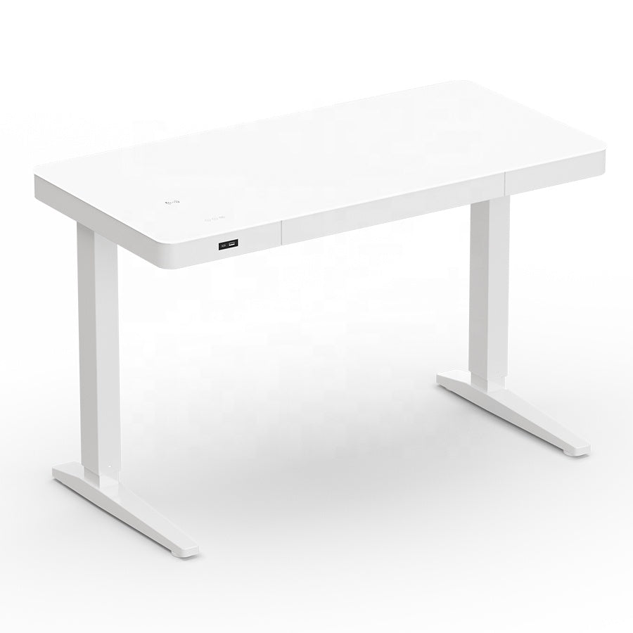 Ergonomic Sit Stand White Desk 1200 x 600 | Standing Up Desks | Sit Stand Desks in Perth | Home Office Desks | Corner Desks for Home Office | WFH SHOP