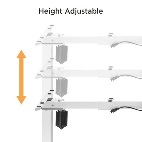 Electric Single-Motor Sit-Stand Desk 1500 x 750 mm Light Rustic | Officeworks desks | Home office desks | Sit stand desks in perth | Stand up desks | Corner Desks | WFH SHOP
