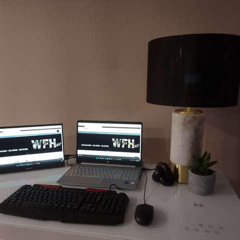 Ergonomic Sit Stand White Desk 1200 x 600 | Standing Up Desks | Sit Stand Desks in Perth | Home Office Desks | Corner Desks for Home Office | WFH SHOP