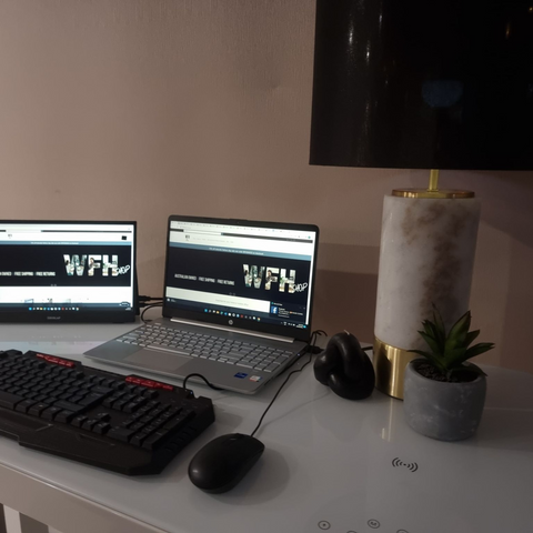 Ergonomic Sit Stand White Desk 1200 x 600
