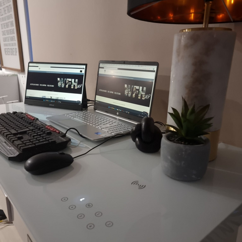 Ergonomic Sit Stand White Desk 1200 x 600