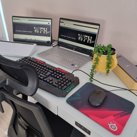 Ergonomic Sit Stand White Desk 1200 x 600 | Standing Up Desks | Sit Stand Desks in Perth | Home Office Desks | Corner Desks for Home Office | WFH SHOP