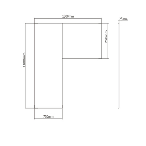 WFH06-33D Triple Motor L-Shape Electric Sit-Stand Desk | Office works Desks | L-shap desks in perth | Stand up desks | Sit stand desks in perth | Home Office Desks | WFH SHOP