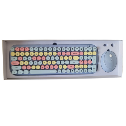 Mofii Wireless Coloured Keyboard and Mouse Combos